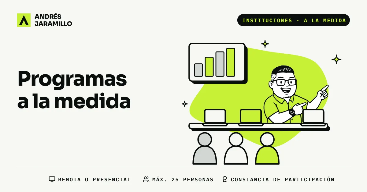Portada de la capacitación Programas a la medida